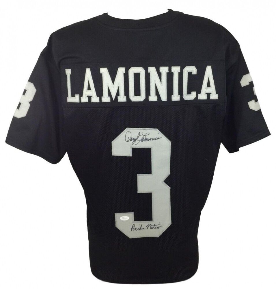 Daryle Lamonica Signed Oakland Raiders White Jersey (JSA COA) The Mad Bomber