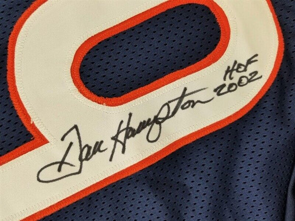 Dan Hampton Signed Bears Jersey Inscribed HOF 2002(Schwartz COA) 85 –