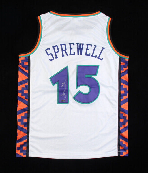 Latrell Sprewell Signed 1995 All Star Game Jersey (Steiner 