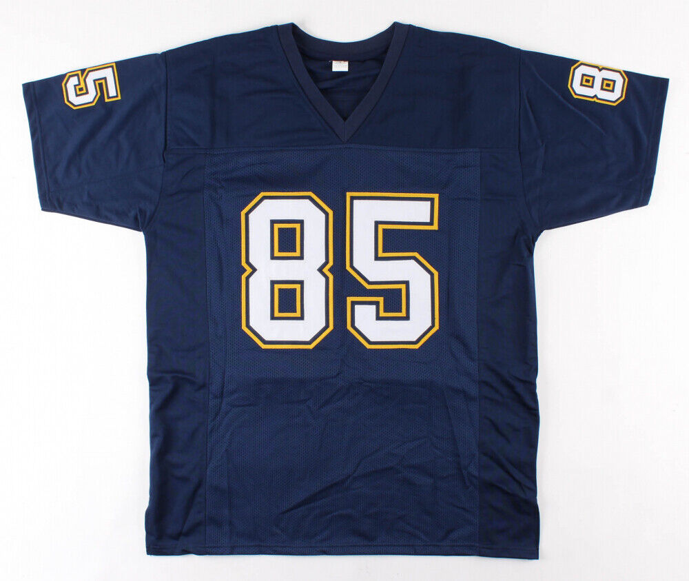 Antonio Gates Signed San Diego Chargers Jersey (Beckett COA) 8×Pro Bowl T.E.