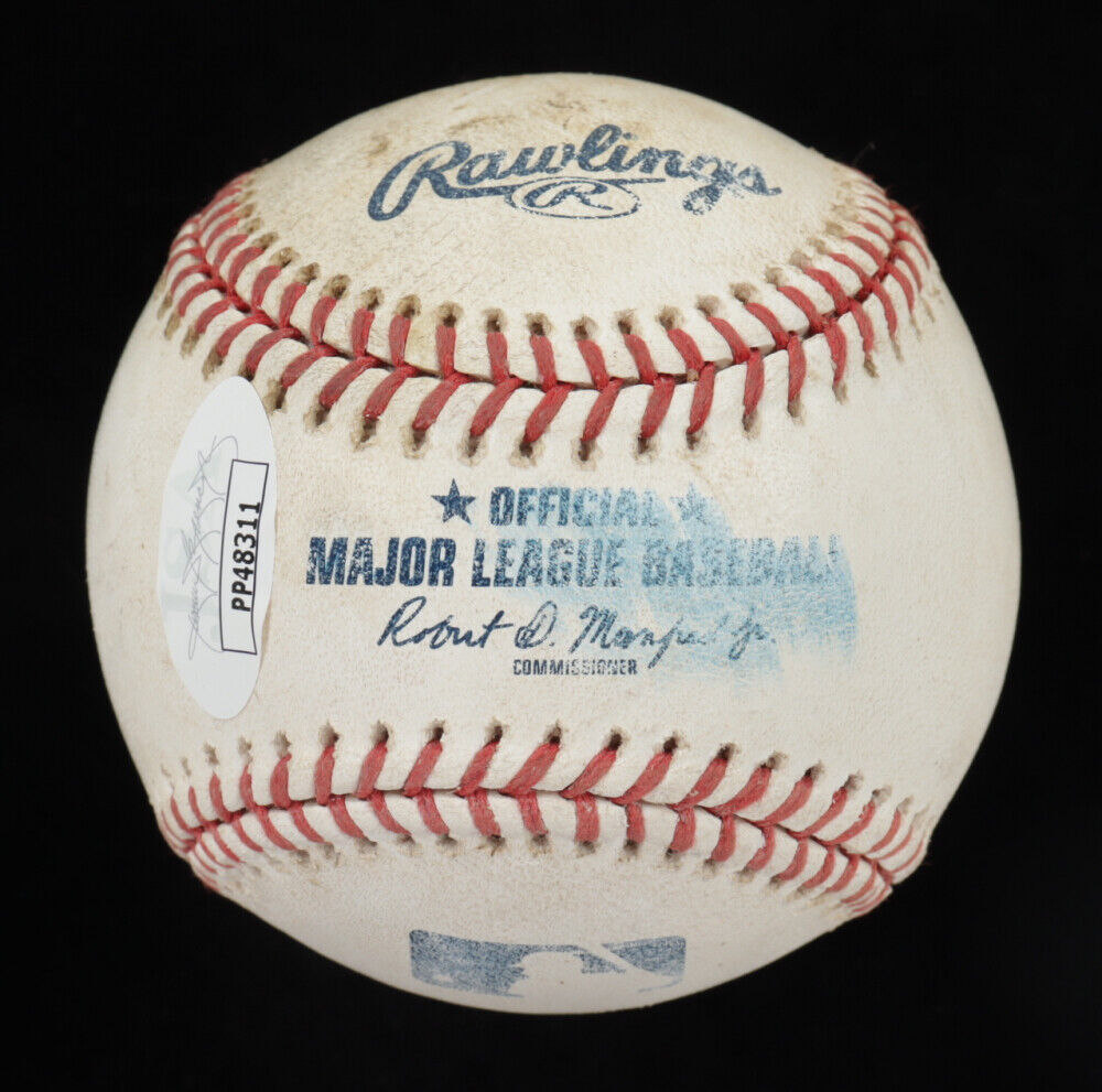 Patrick Wisdom Signed OML Baseball (JSA COA) Chicago Cubs 29 Year Old Rookie 3.B