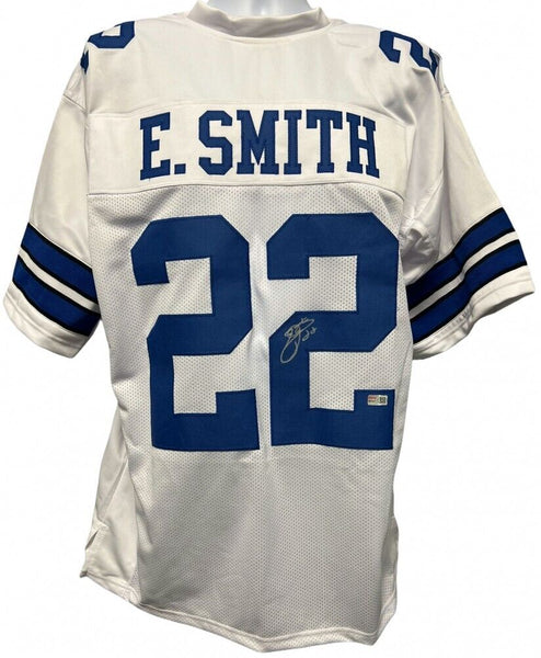 Radtke Sports Emmitt Smith Signed Dallas Custom Blue Jersey