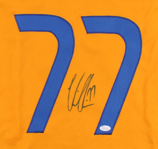 Victor Hedman Autographed Signed Tampa Bay (Blue #77) Custom Jersey - JSA