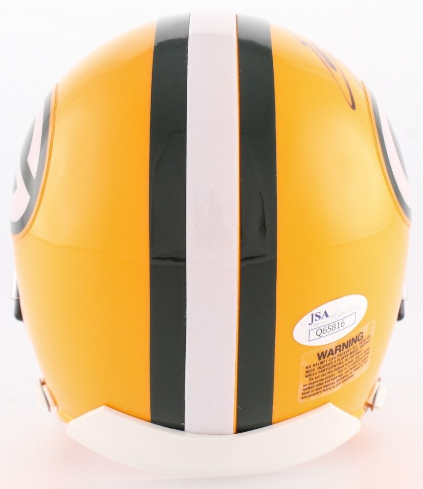 Eddie Lacy Signed Packers Mini-Helmet (JSA) NFL Offensive Rookie of th Year 2013