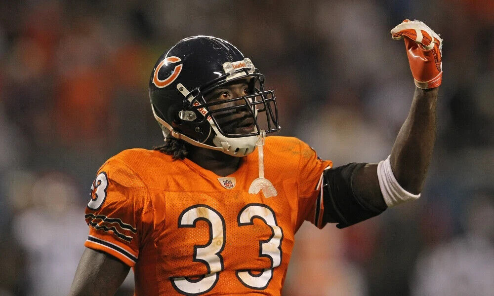 Charles Tillman Signed Chicago Bears Eclipse Alternate Mini Helmet (Beckett COA)