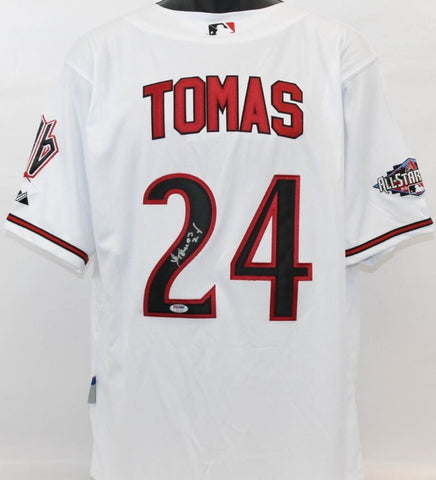 Yasmany Tomas Signed Diamondbacks Majestic Jersey (PSA) Arizona OF 2015-Present