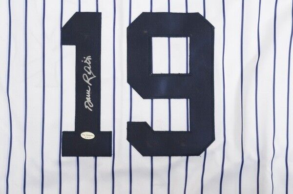 Dave Righetti New York Yankees Signed Pistirred Jersey (JSA COA) 2×All-Star P