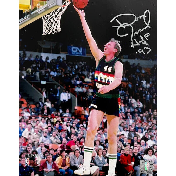 Dan Issel Signed Denver Nuggets Jersey (JSA COA) Ex Kentucky Wildcat HOF Center