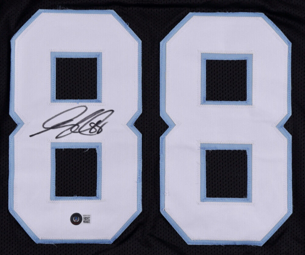 Greg Olsen Signed Carolina Panthers Jersey (Beckett Hologram) 3xPro Bowl T.E.