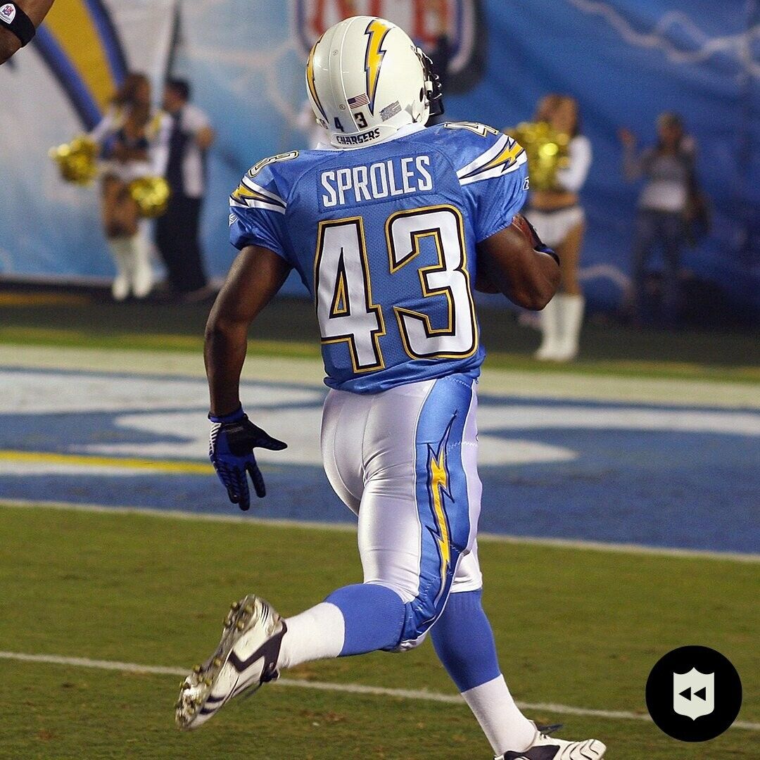 Darren Sproles Signed San Diego Chargers Jersey (Beckett COA) Super Bowl Champ