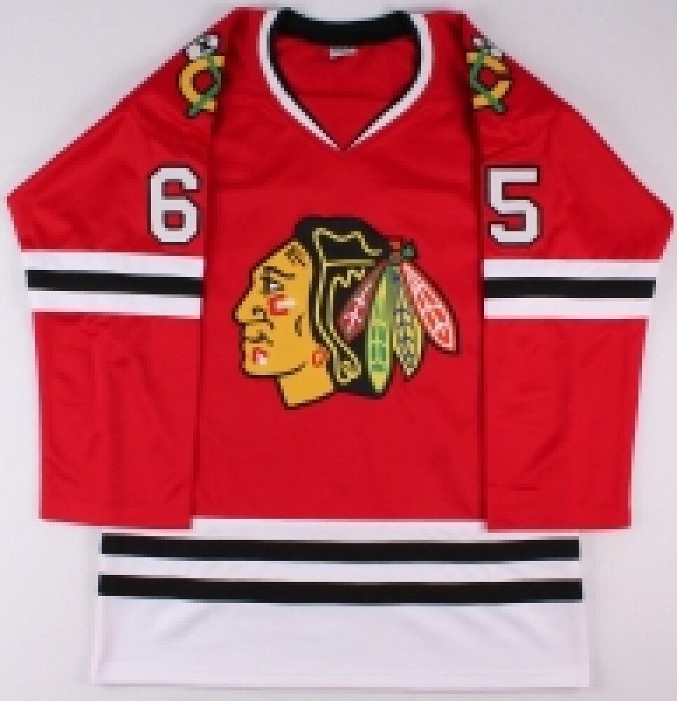 Andrew Shaw Signed Chicago Blackhawks Reebok Style Jersey (PSA) 2xCup Champion