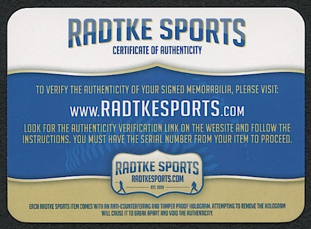 Chris Doleman Signed Vikings Jersey Inscribed "HOF 12"(Radtke COA) 8xPro Bowl DE