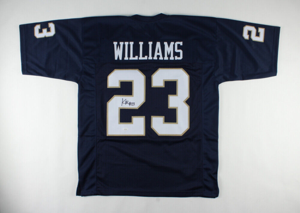 Kyren Williams Signed Notre Dame Fighting Irish Jersey (JSA COA) 2021 Junior RB