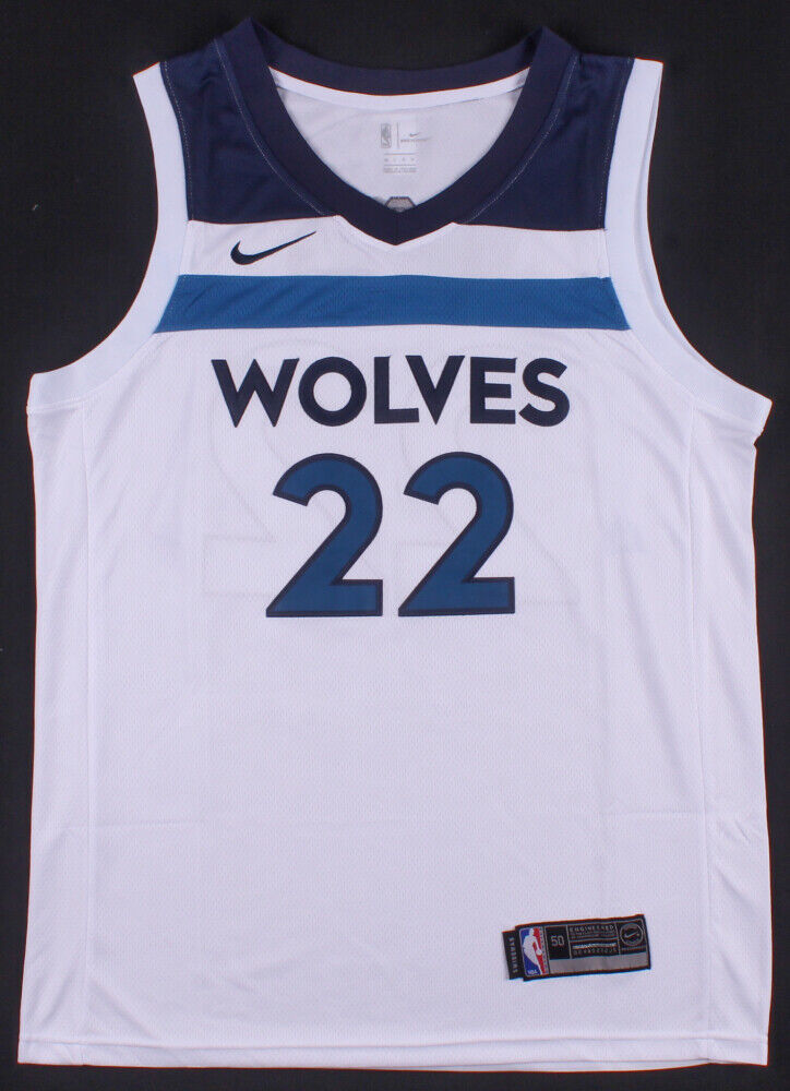 Andrew Wiggins Signed Minnesota Timberwolves Custom Jersey (JSA)2014 #1 Draft Pk