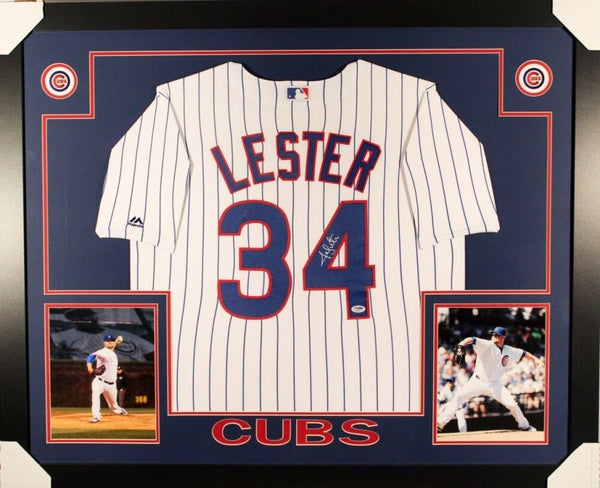 Jon Lester Chicago Cubs Signed Autographed Blue #34 Custom Jersey at  's Sports Collectibles Store