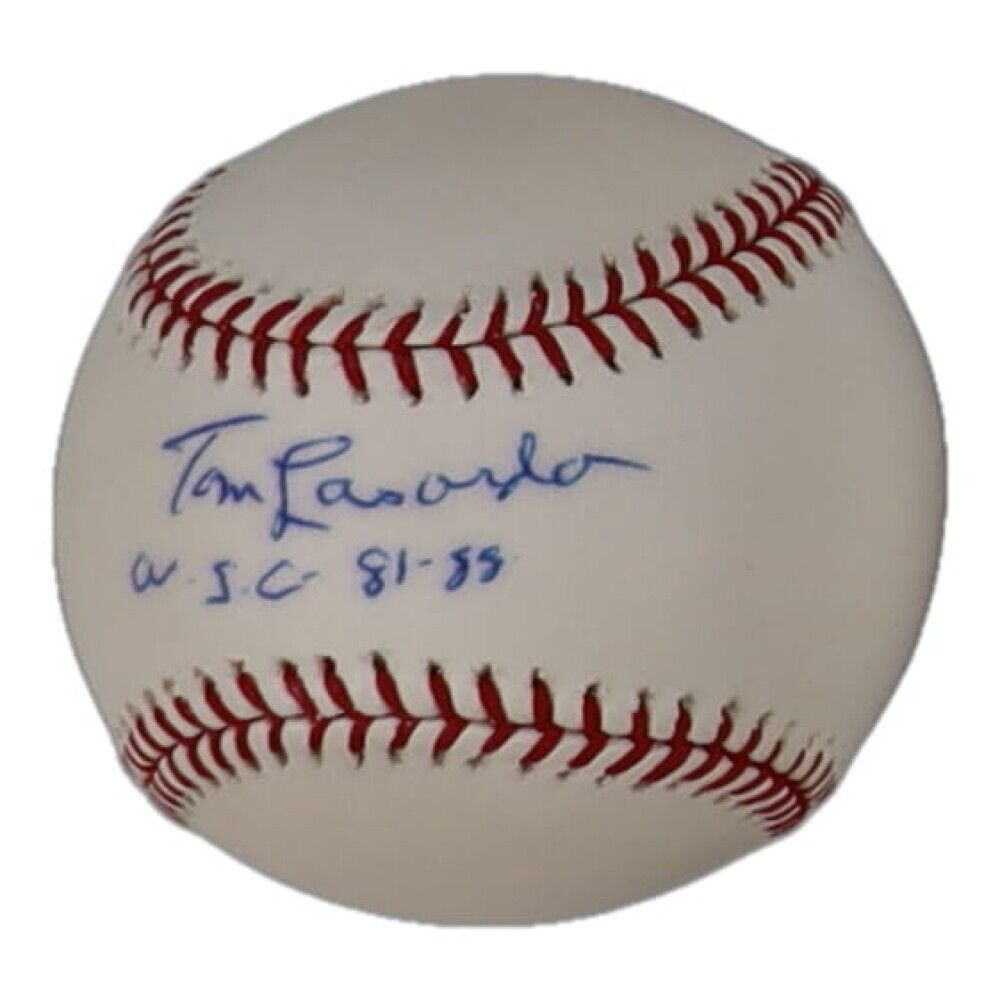 Tommy Lasorda Signed ML Baseball "A.S.G - 81-85" (PSA & MLB) Los Angeles Dodgers