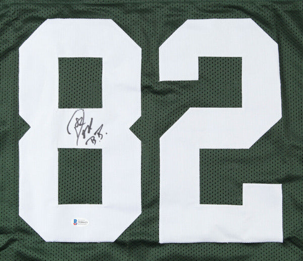 Don Beebe Signed Green Bay Packers Jersey (JSA COA) Super Bowl XXXI Ch –