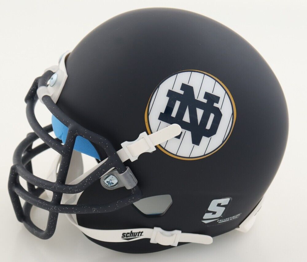 Chase Claypool Signed Notre Dame Fighting Irish Mini Helmet (Beckett) Bears W.R.