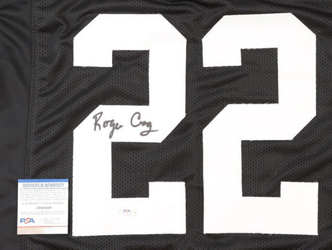 Roger Craig Signed Oakland Raiders Jersey (PSA COA) 3xSuper Bowl Champion R.B.