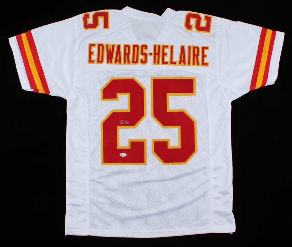 Clyde Edwards-Helaire Signed Kansas City Chiefs Jersey (Beckett COA) #1 Pick LSU