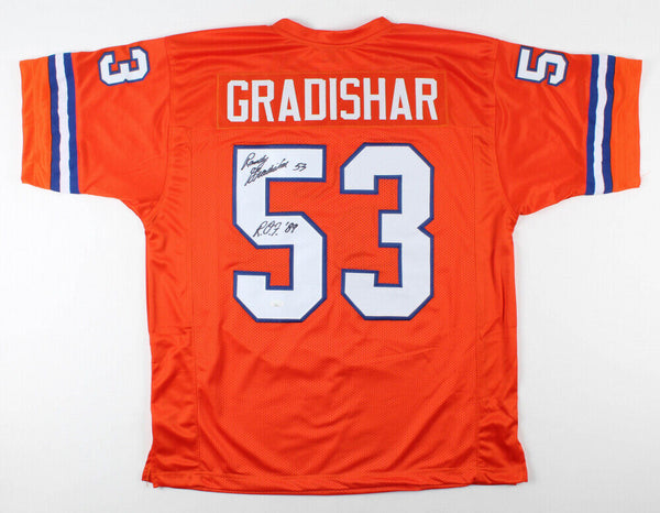 Randy Gradishar Signed Denver Broncos Jersey Inscribed R.O.Y '89 (JS –