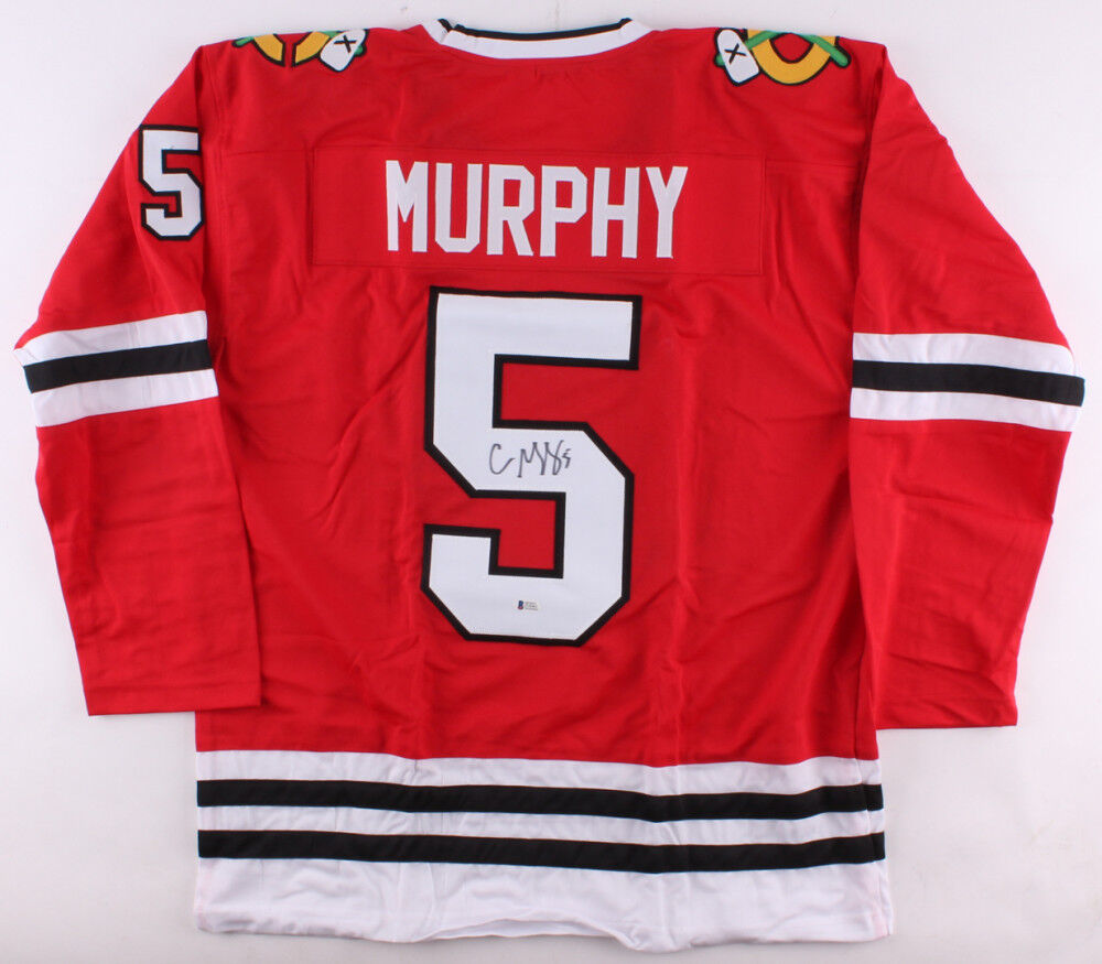Connor Murphy Signed Blackhawks Jersey (Beckett COA) Playing career 2013–present
