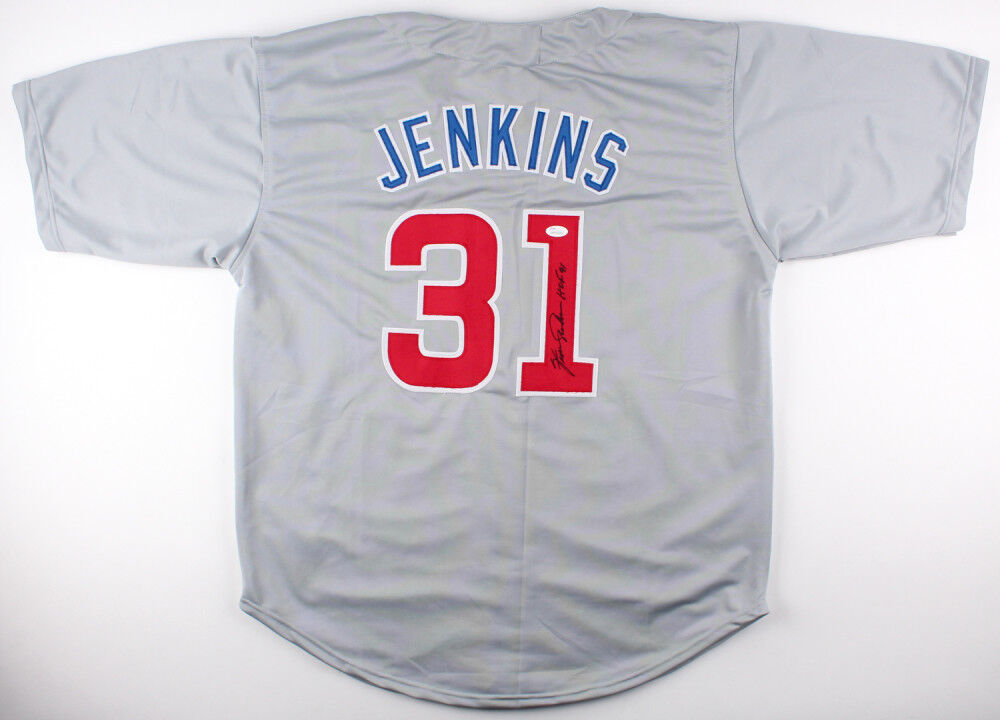 Fergie Jenkins Signed Cubs Jersey Inscribed "HOF 91" (JSA COA) 1969 Chicago Ace