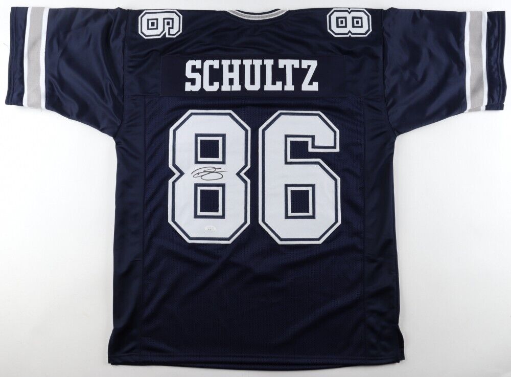 Dalton Schultz Signed Dallas Cowboys Jersey (JSA COA) Ex-Stanford Tight End