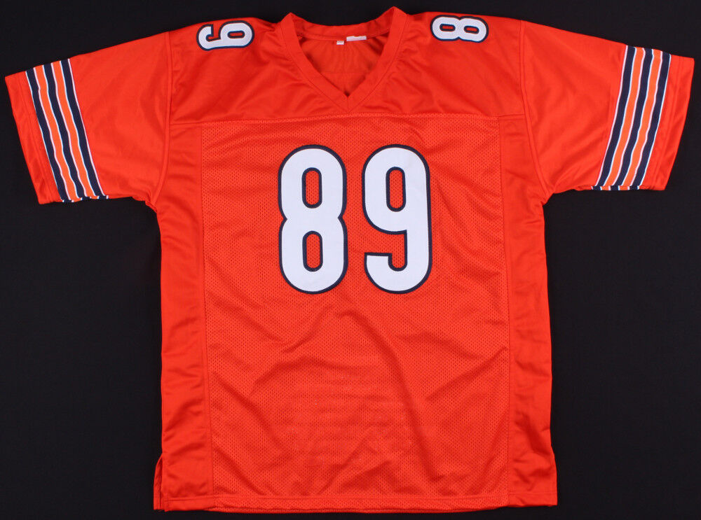 Mike Ditka Signed Chicago Bears Orange Career Highlight Stat Jersey (JSA COA)