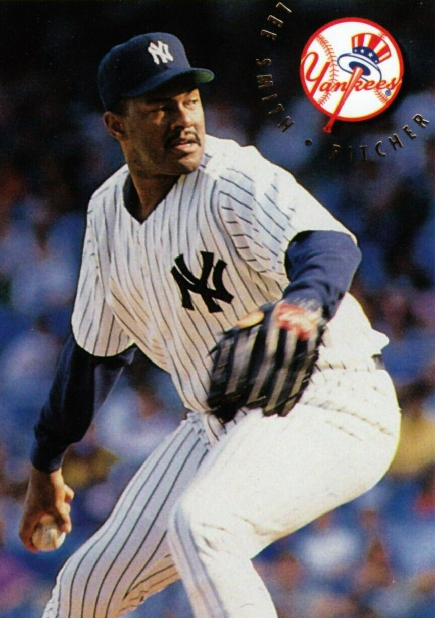 Lee Smith Signed N.L. Baseball (Beckett) Cubs, Cardinals, Red Sox, Yankees, Reds