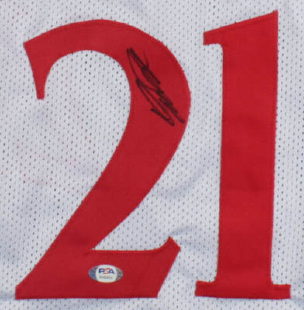 Dominique Wilkins Signed Atlanta Hawks Custom On Court Style Jersey (PSA COA)