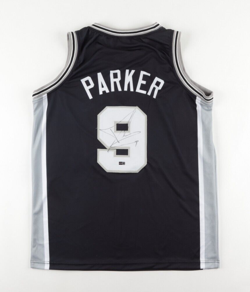 Tony Parker Signed San Antonio Spurs Jersey (Steiner Hologram) 6×NBA All-Star