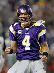 Brett Favre Signed 1998 National Quarterback Club Packers Awards Dinner Football