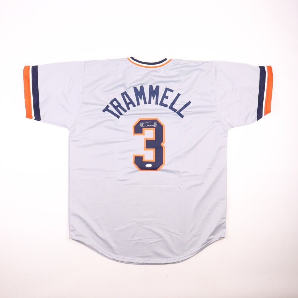 Alan Trammell Signed Detroit Tigers Jersey (JSA) 19 Year Tiger Shortstop / HOF