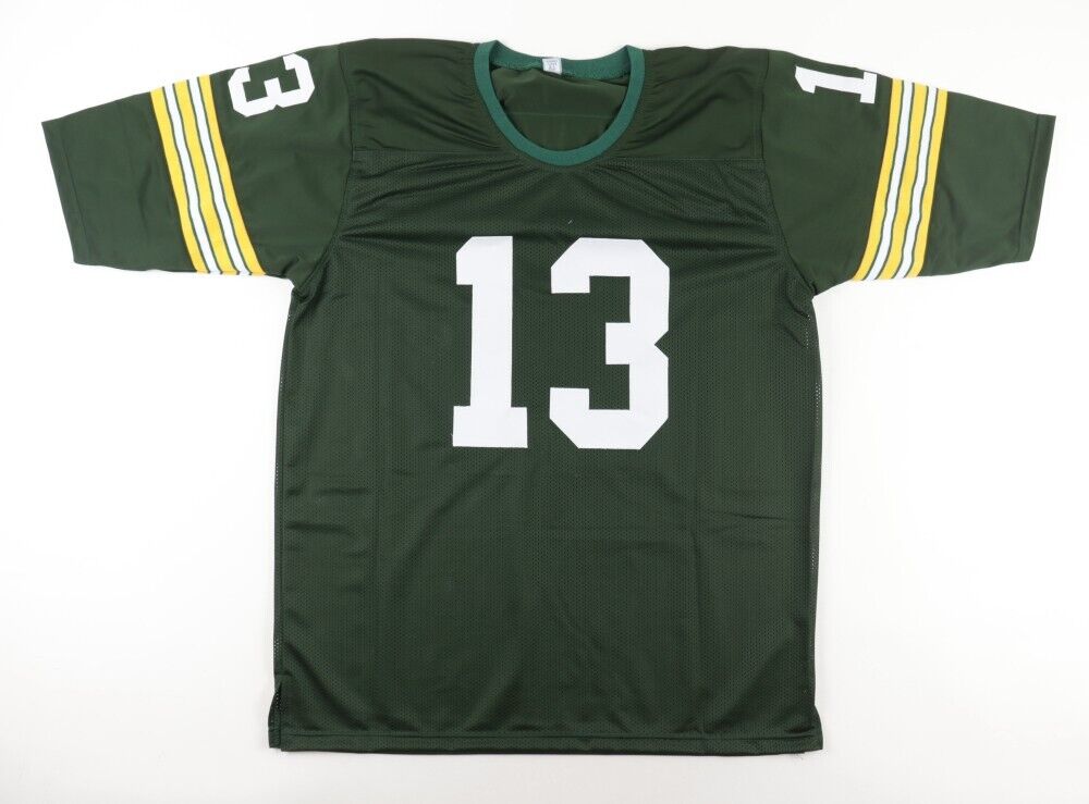 Don Horn Signed Green Bay Packers Jersey Career Stats & Hand-Drawn Sketch (JSA)