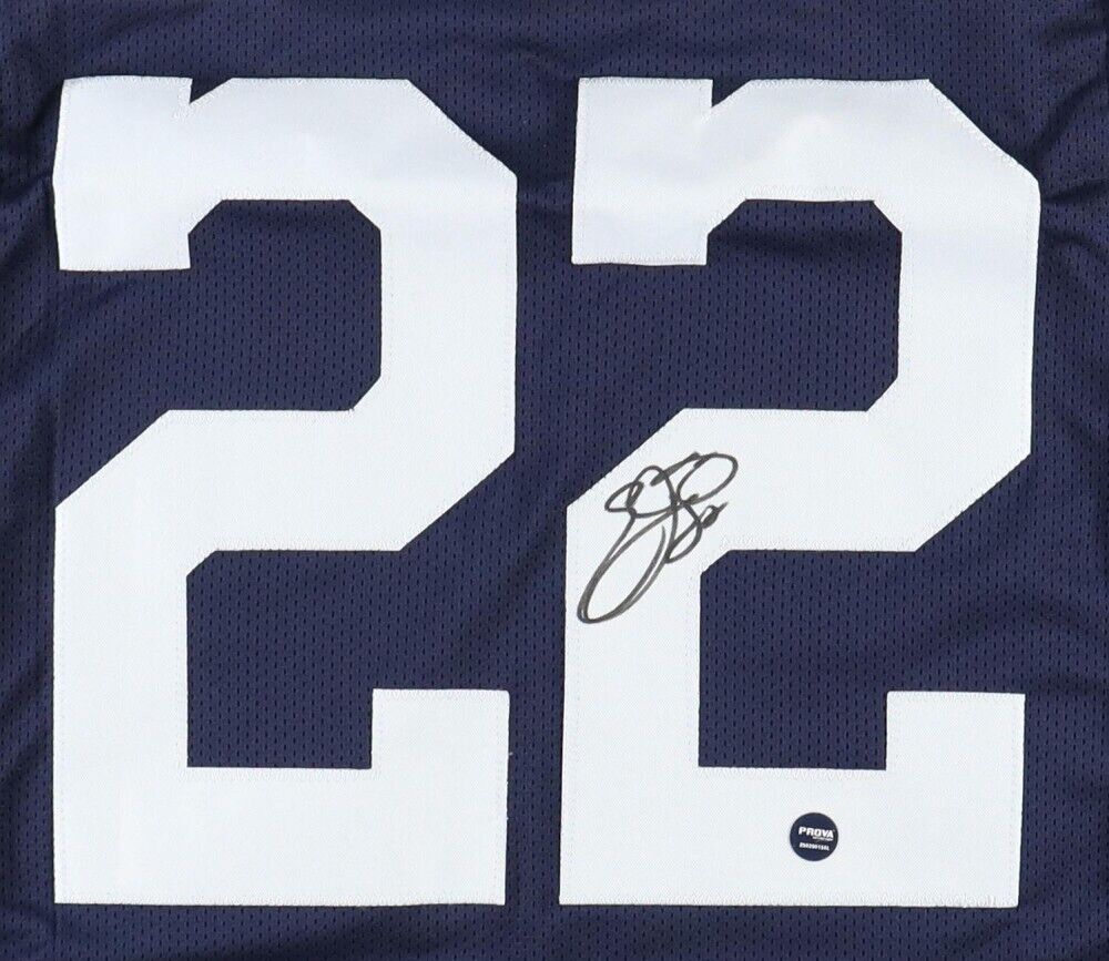 Emmitt Smith Signed Dallas Cowboys Throwback Jersey (Prova) 3xSuper Bowl Champ