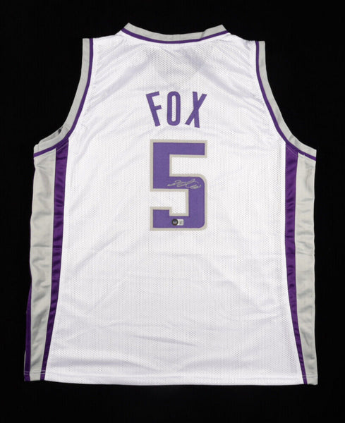 De'Aaron Fox Signed Kentucky Wildcats Jersey (Beckett Holo) Sacramento Kings  P.G