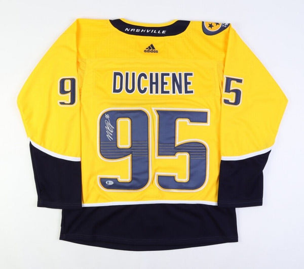 Matt Duchene Nashville Predators Autographed 2020 NHL Winter Classic Adidas  Authentic Jersey