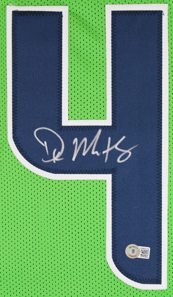 D. K. Metcalf Signed Seahawks Jersey (Beckett) Seattle 2nd Rd Pick 2019 Ole Miss