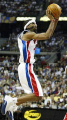 Richard Hamilton Signed Detroit Pistons Jersey (JSA COA) 2004 NBA Championship