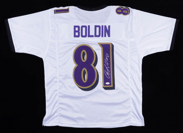 Anquan Boldin Signed Baltimore Ravens Jersey (JSA COA) All Pro Wide Re –