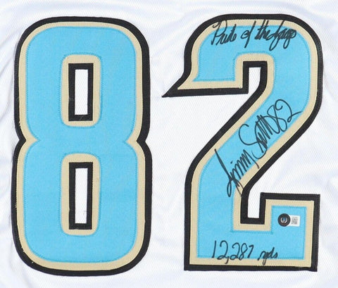 Jimmy Smith Signed Jacksonville Jaguars Jersey "Pride of the Jags & 12,287 Yds"