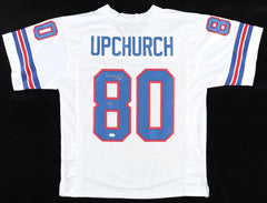 Rick Upchurch Signed Denver Broncos Jersey (JSA COA) Denver All Pro Receiver