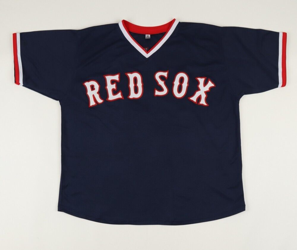 Dennis "Oil Can" Boyd Signed Red Sox Jersey (Beckett) Boston Pitcher 1982-1989