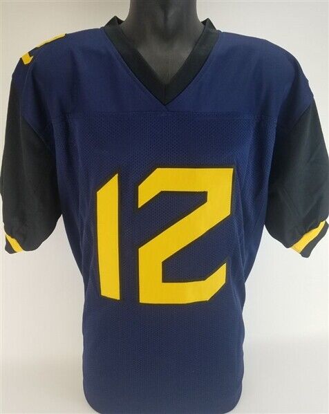 Gary Jennings Jr. Signed West Virginia Mountaineers Jersey (JSA COA) Colts W.R.
