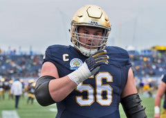 Quenton Nelson Signed Notre Dame Fighting Irish Jersey (JSA COA) Colts Off. Line