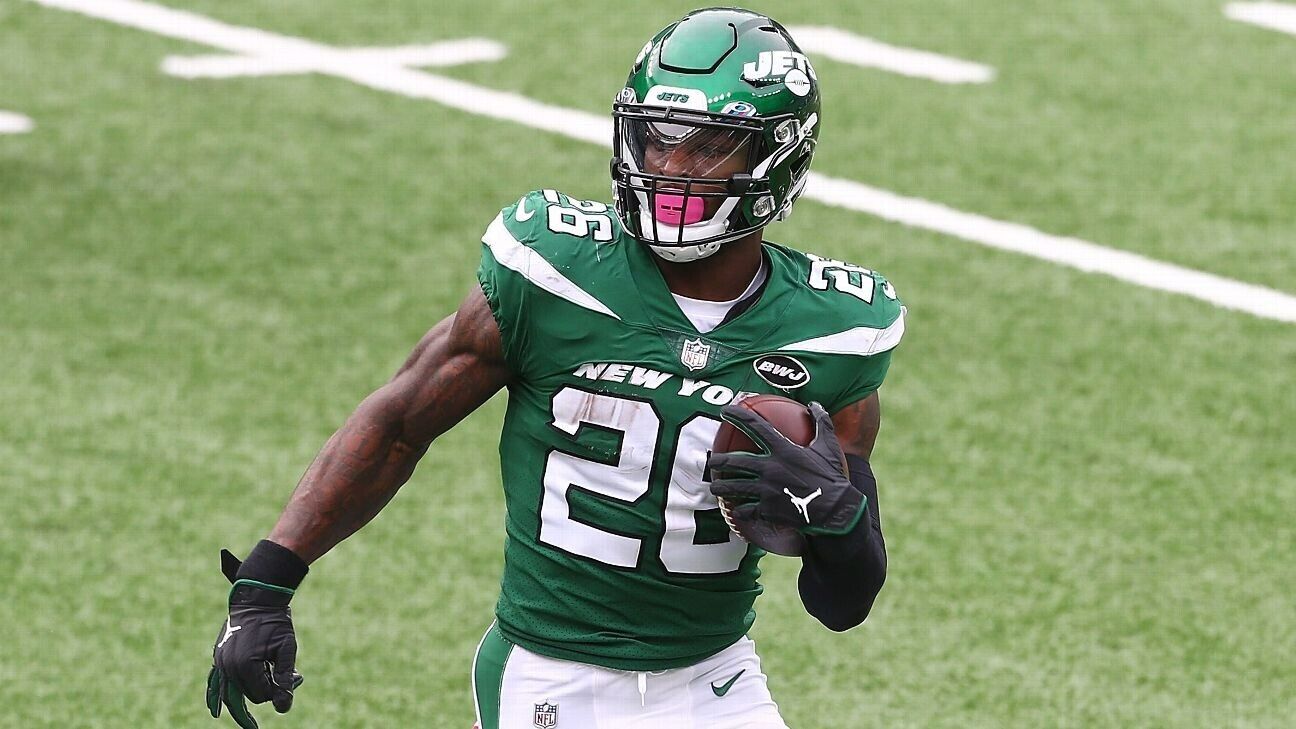 Le'Veon Bell Signed New York Jets Jersey (Beckett COA) 2×Pro Bowl (2014,2016) RB