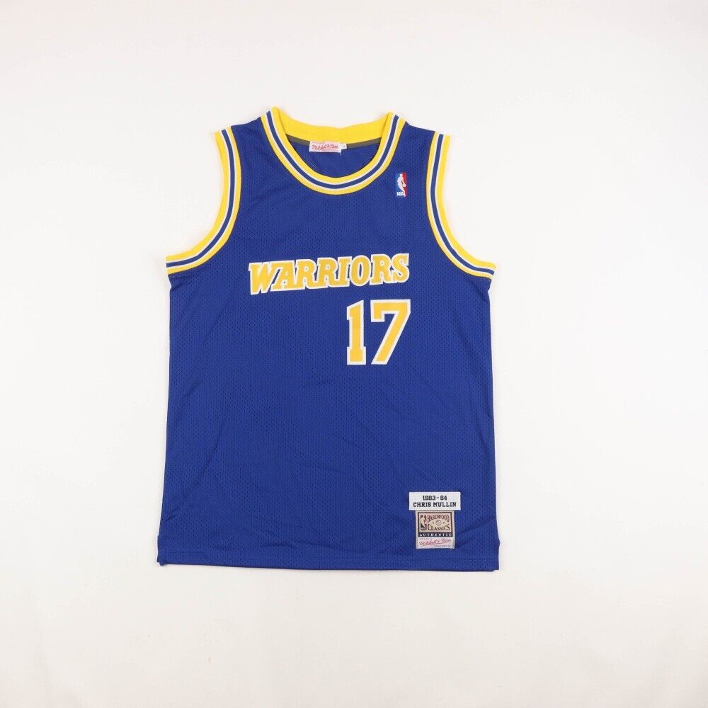 Chris Mullin Signed Golden State Warriors Custom On-Court Style Jersey PSA Holo
