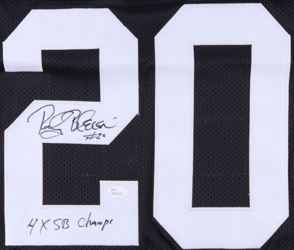 Rocky Bleier Signed Pittsburgh Steelers Jersey Inscribed "4xSB Champs" (JSA COA)