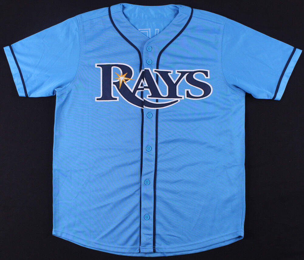 Matt Duffy Signed Tampa Bay Rays Jersey (JSA COA) World Series champion (2014)